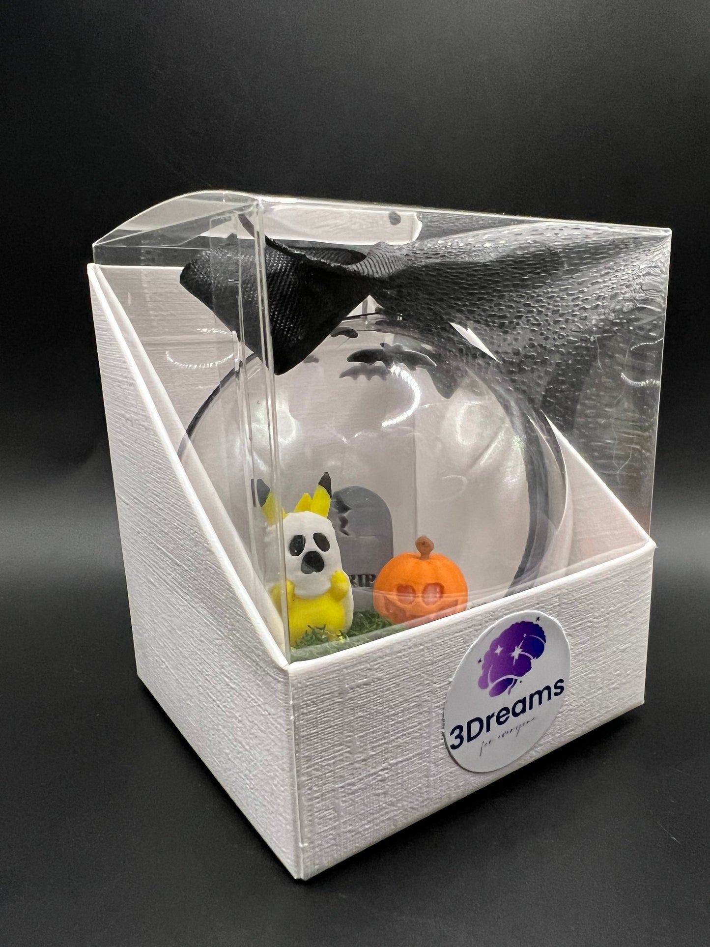 🎃 Pallina Decorativa Halloween - Pikachu Ghost Edition (Glow in the Dark) 🎃