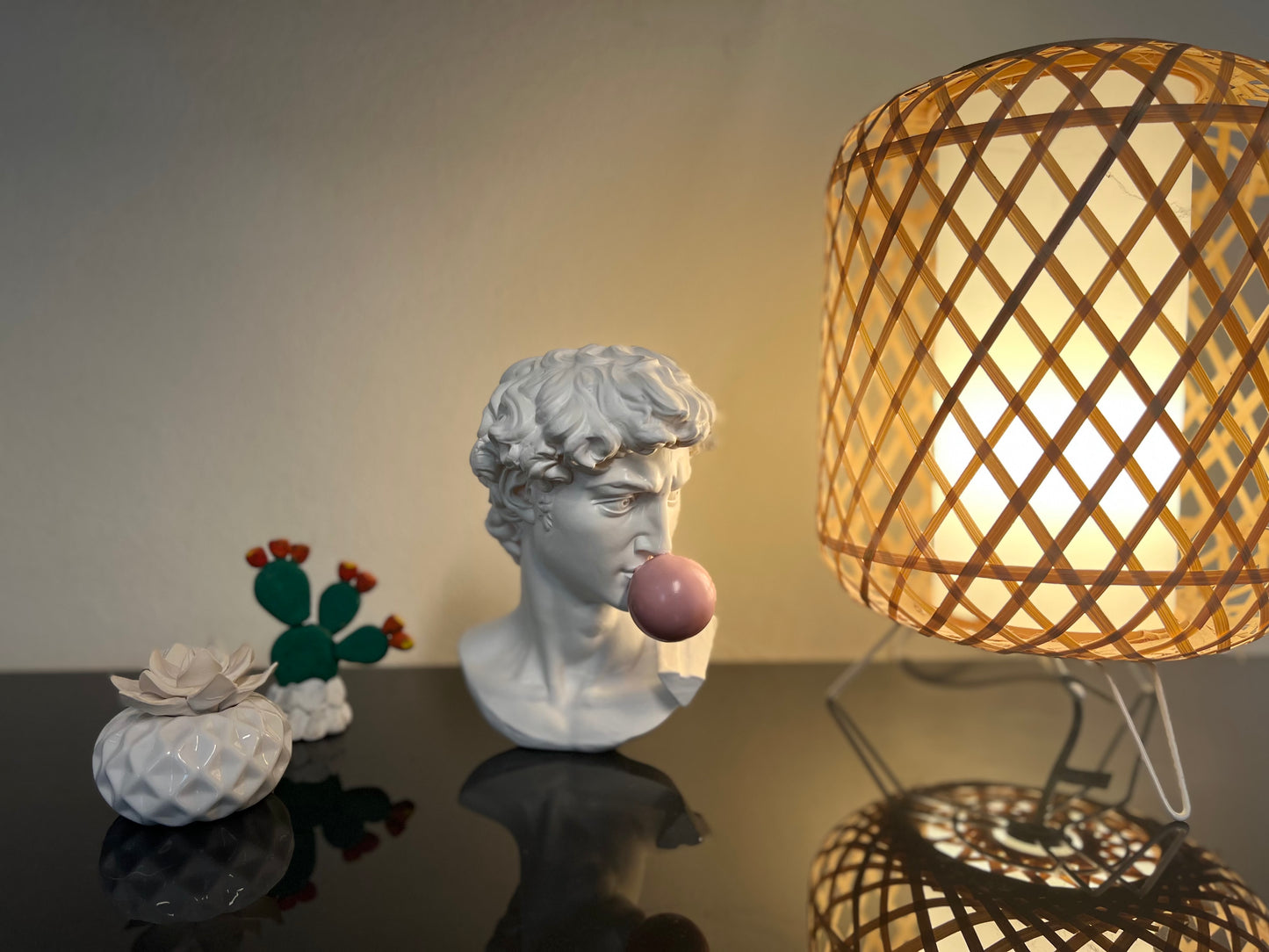 Statua David pop art