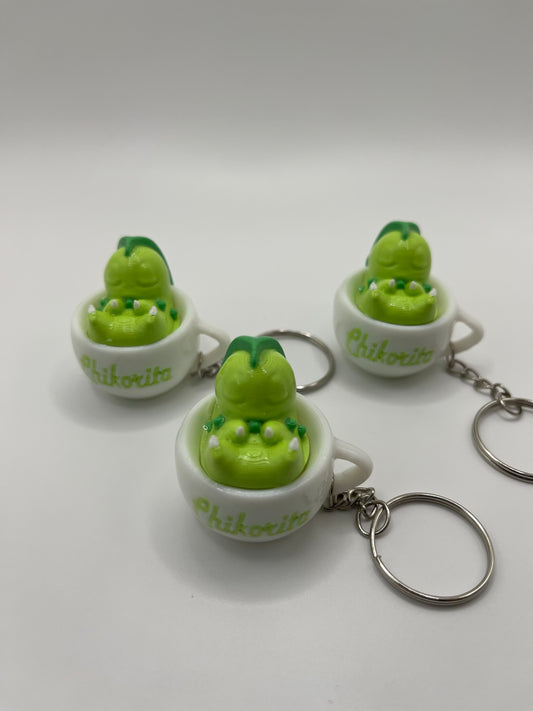 ☕️ Chikorita Coffee Charm ☕️