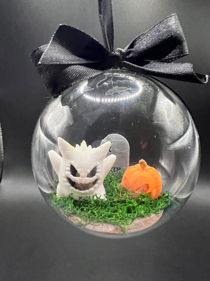 🎃 Pallina Decorativa Halloween - Gengar Edition (Glow in the Dark) 🎃