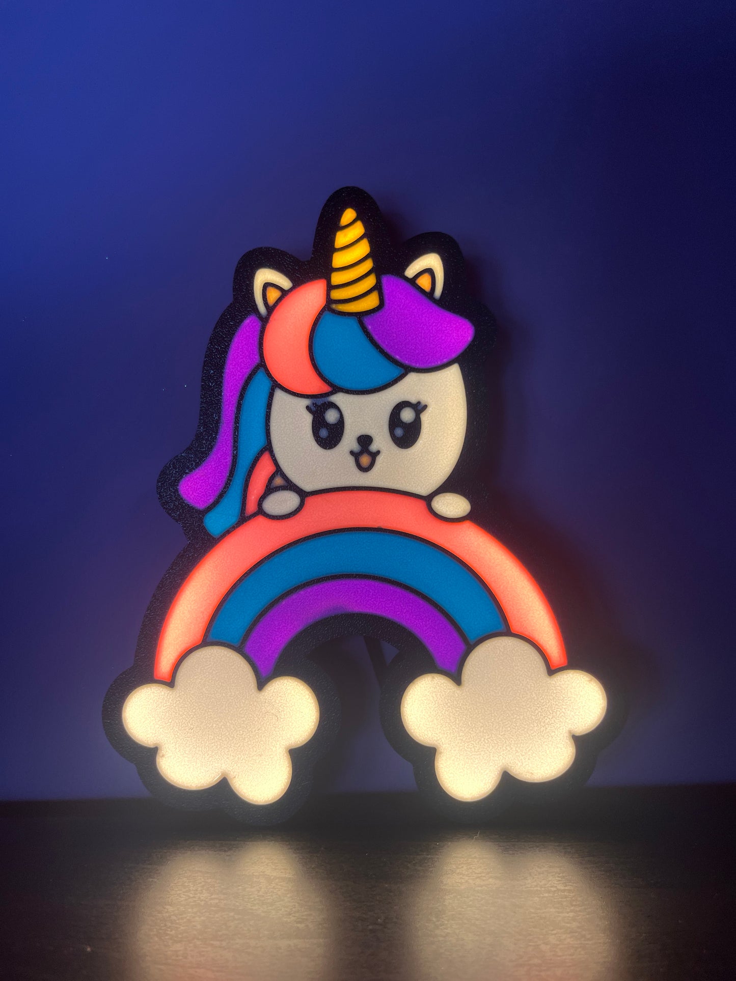 Luce led Unicorno Arcobaleno