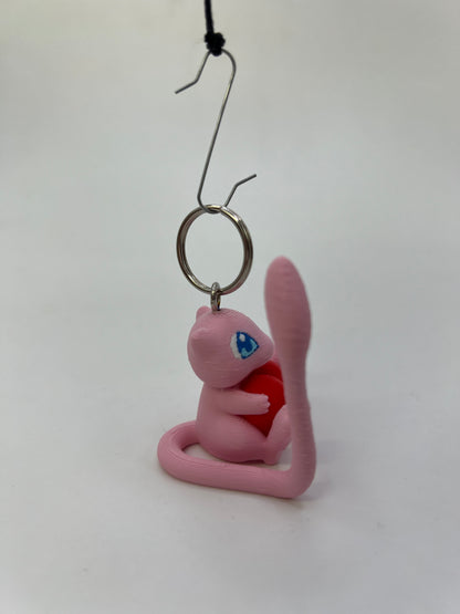 Portachiavi Pokémon Mew con Cuore 💖