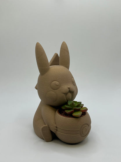 Vaso Pikachu in legno🪴