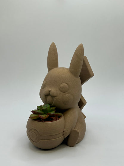 Vaso Pikachu in legno🪴